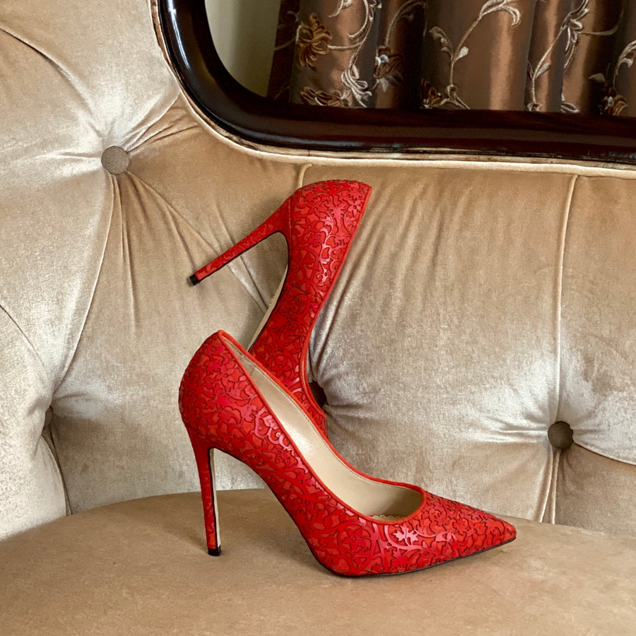 Red sequin Aldo heels | Heels, Aldo heels, Red sequin